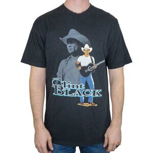 Vintage 90s Clint Black The Hard Way Tour 1992 Shirt